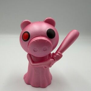 Roblox Piggy PhatMojo Pink Metallic Action Figure with Bat 2021 MiniToon CHASE